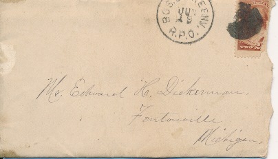 Letter of James Russell_envelope